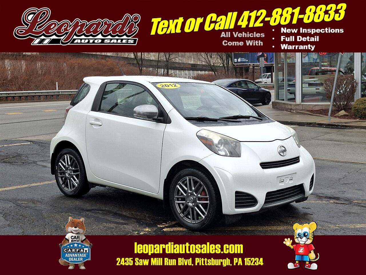 Thumbnail image of 2012 Scion iQ at Leopardi Auto Sales