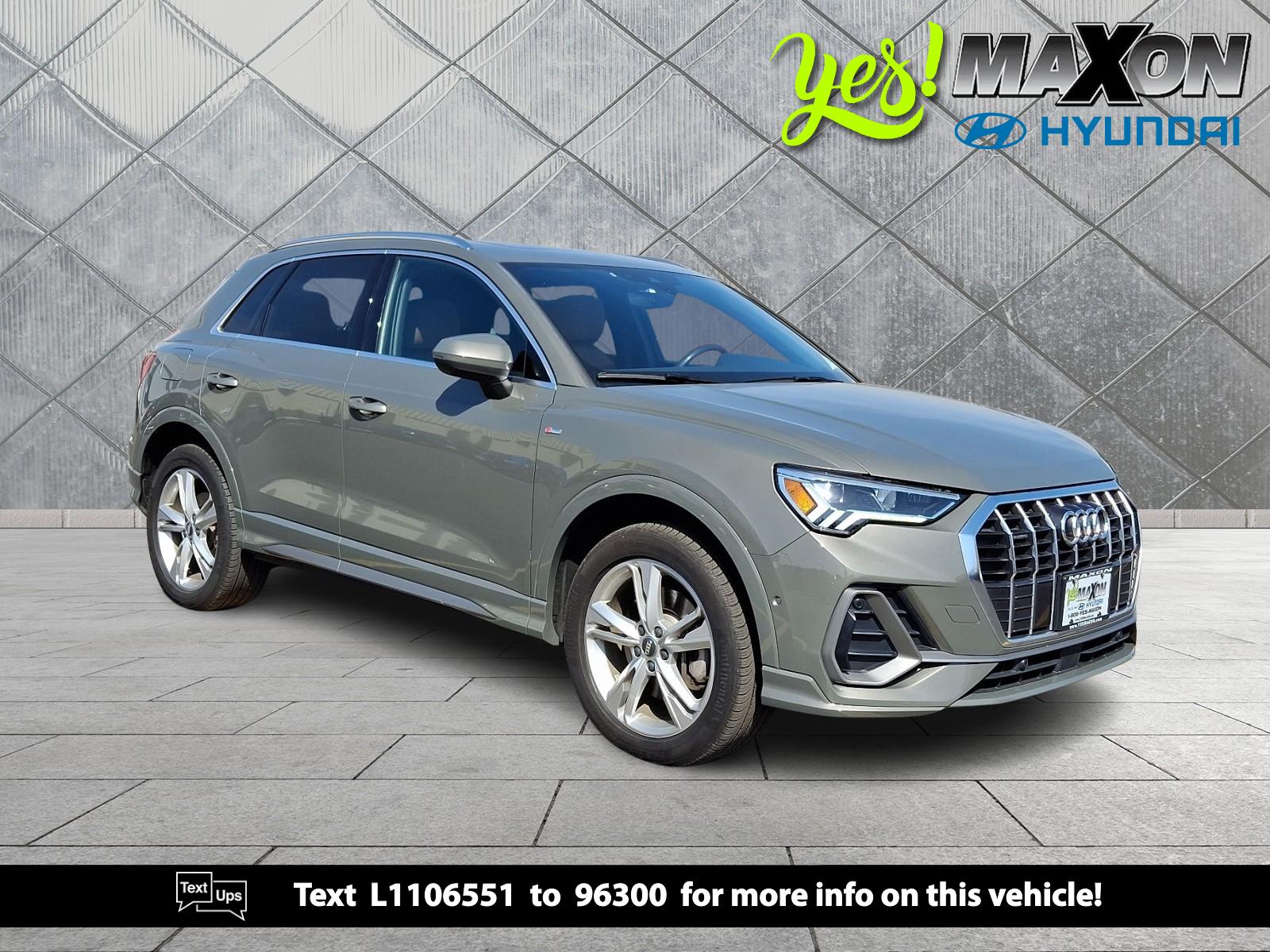 Thumbnail image of 2020 Audi Q3 at Maxon Hyundai Inc.