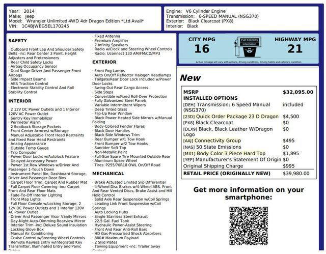 Thumbnail image of 2014 Jeep Wrangler Unlimited at WORLD CLASS MOTORS LLC