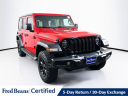 Thumbnail image of 2021 Jeep Wrangler Unlimited at Used FredBeansDodgeChryslerJeep