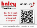 Thumbnail image of 2020 Toyota Corolla at Haley Toyota Of Roanoke