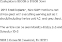 Thumbnail image of 2017 Ford Explorer at TENNESSEE AUTO OUTLET