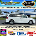 Thumbnail image of 2020 Dodge Grand Caravan at Voted Lowest Prices on Wheelchair Vans