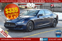 Thumbnail image of 2018 Maserati Ghibli at Import Masters
