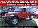 Thumbnail image of 2009 Jeep Wrangler Unlimited at A&a Wholesalers