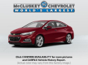 Thumbnail image of 2016 Chevrolet Cruze at Mccluskey Chevrolet Kings Automall