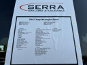 Thumbnail image of 2017 Jeep Wrangler at USED - Serra Traverse City