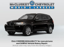 2013 BMW X3 xDrive28i at Mccluskey Chevrolet Kings Automall