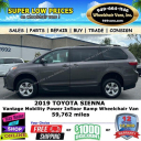 2019 Toyota Sienna at Voted Lowest Prices on Wheelchair Vans