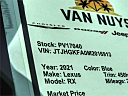 Thumbnail image of 2021 Lexus RX 450hL at Russell Westbrook CDJR of Van Nuys