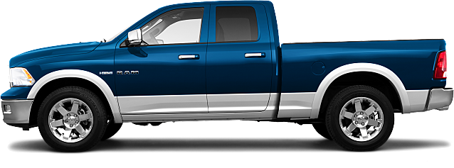 2010 Dodge Ram 1500 4x4 Laramie 4dr Quad Cab 6.3 ft. SB Pickup