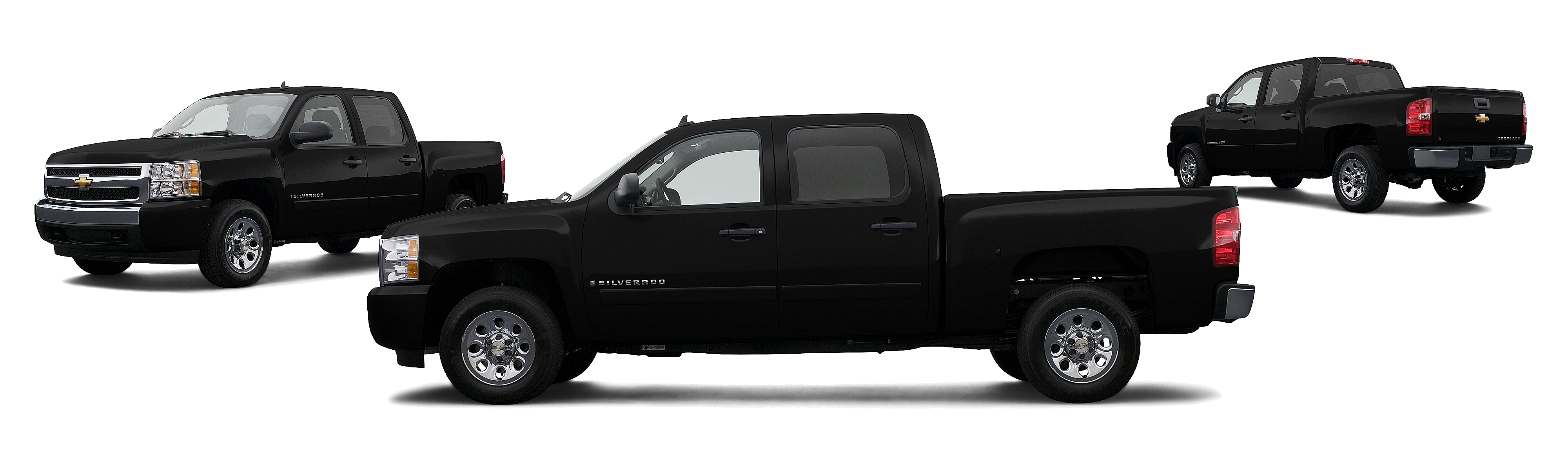 Image of 2007 Chevrolet Silverado 1500 LT1 4dr Crew Cab 5.8 ft. SB