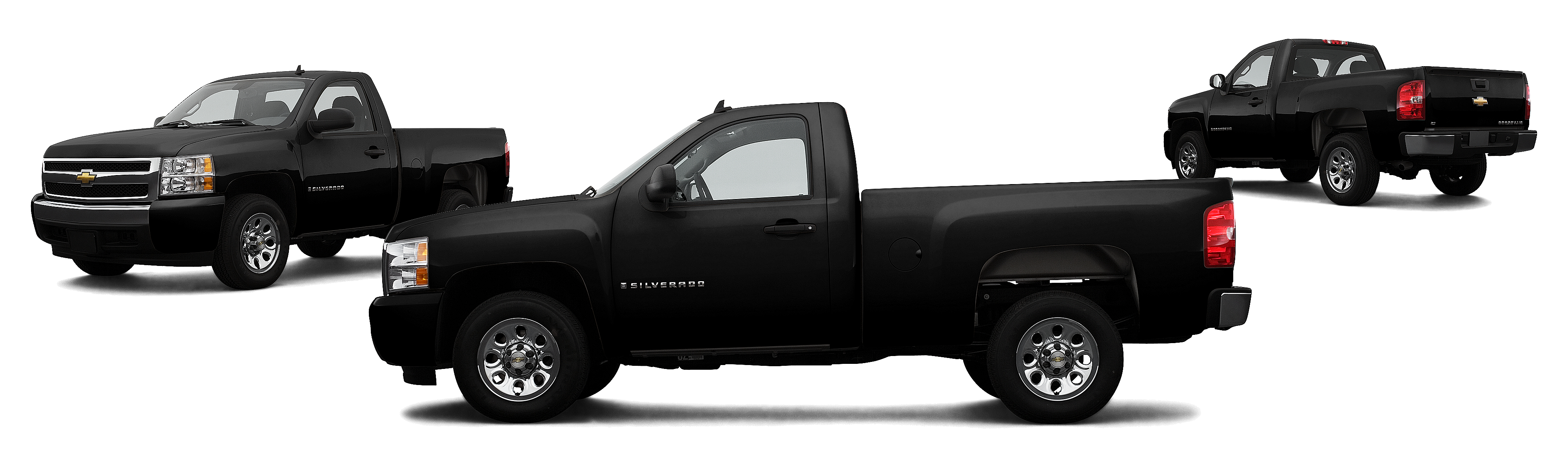 Image of 2008 Chevrolet Silverado 1500 4WD Work Truck 2dr Regular Cab 6.5 ft. SB