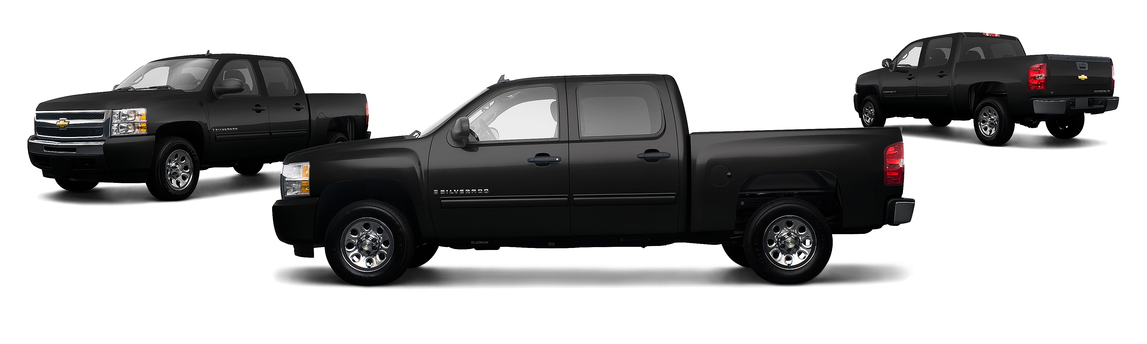 Image of 2009 Chevrolet Silverado 1500 4x2 LTZ 4dr Crew Cab 5.8 ft. SB