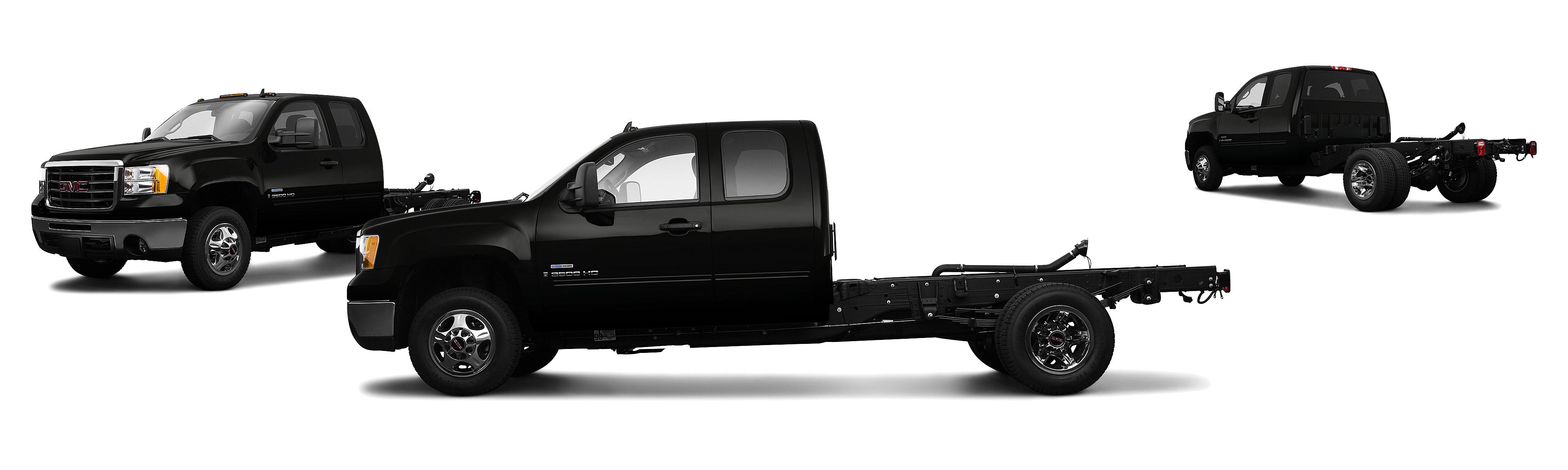 Image of 2009 GMC Sierra 3500HD CC 4x4 4dr SLE Extended Cab 161.5 inch WB Chassis