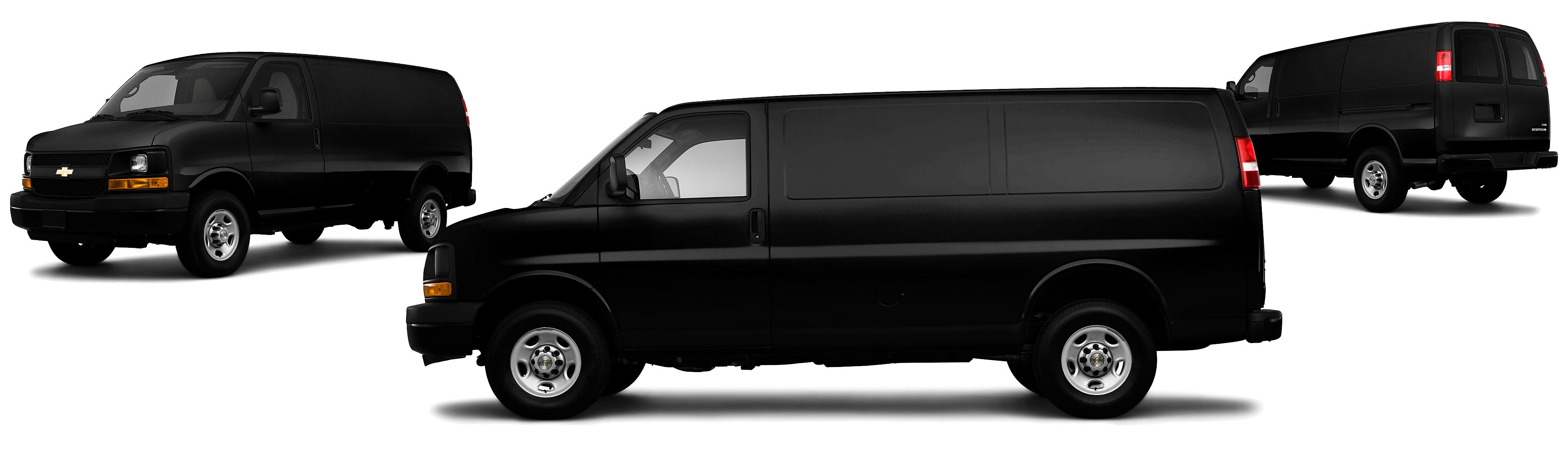 Image of 2010 Chevrolet Express 3500 3dr Extended Cargo Van w/ 1WT
