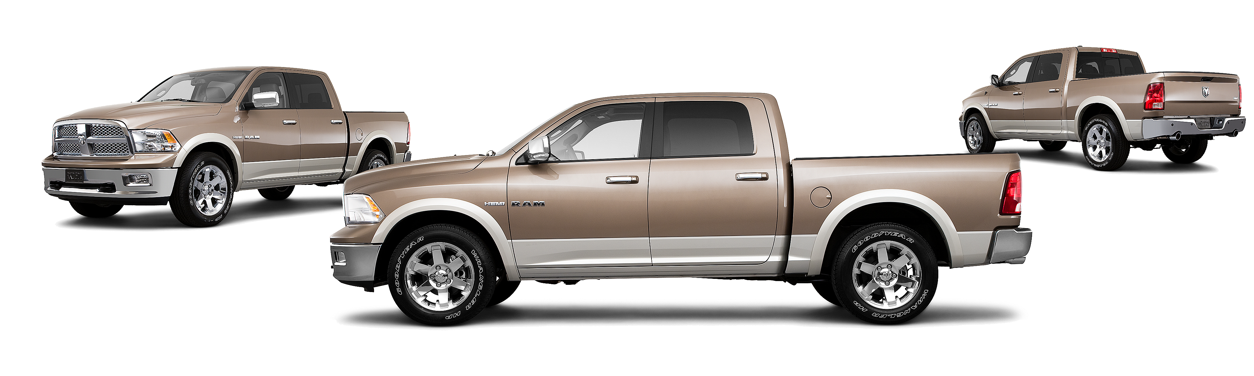 Image of 2010 Dodge Ram 1500 4x4 Laramie 4dr Crew Cab 5.5 ft. SB Pickup