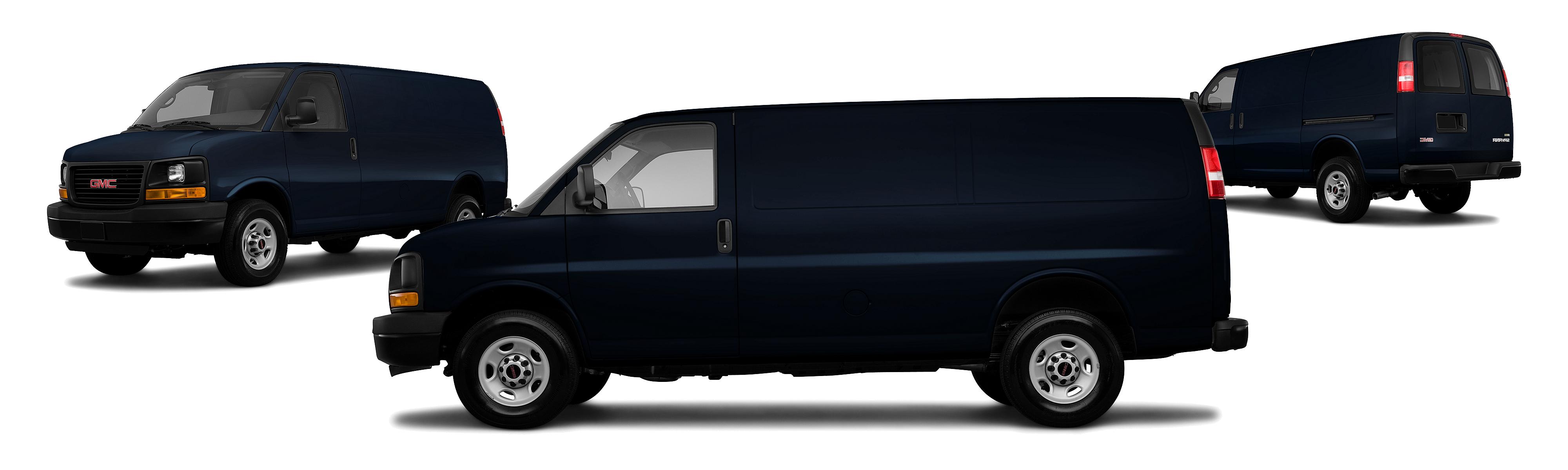 Image of 2010 GMC Savana 3500 3dr Extended Cargo Van w/ 1WT