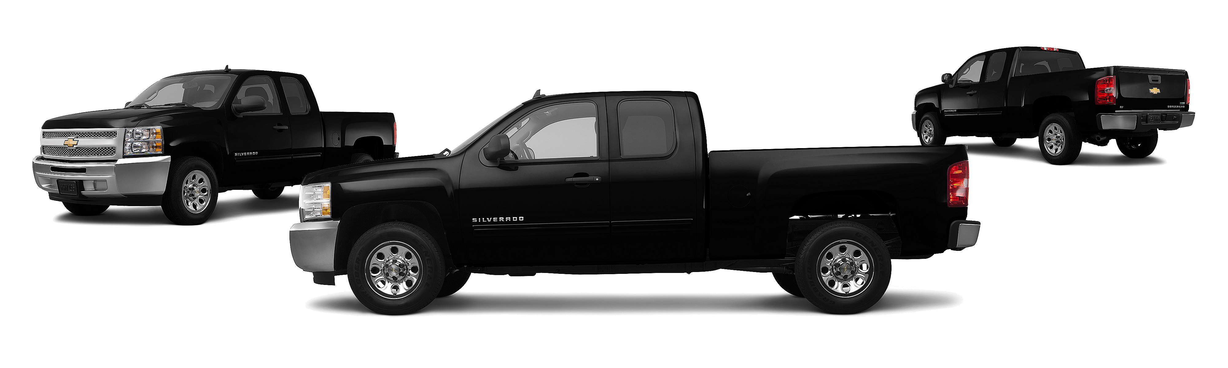 Image of 2012 Chevrolet Silverado 1500 4x4 LS 4dr Extended Cab 6.5 ft. SB