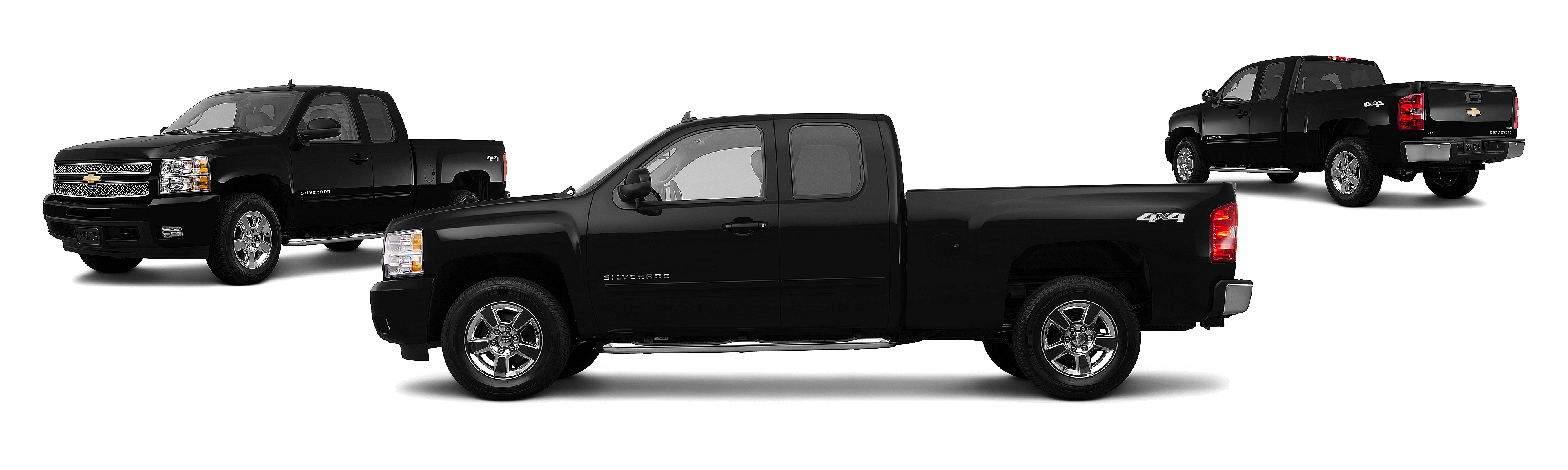 Image of 2012 Chevrolet Silverado 1500 4x4 LTZ 4dr Extended Cab 6.5 ft. SB