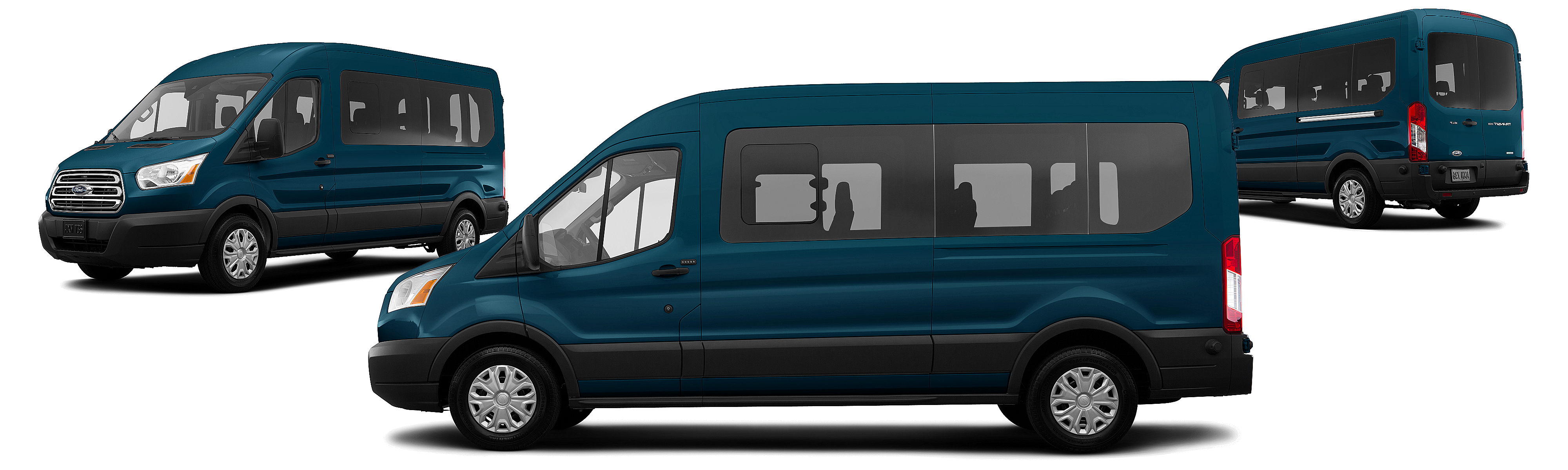 Image of 2015 Ford Transit 350 XLT 3dr LWB Low Roof Passenger Van w/60/40 Passenger Side Doors