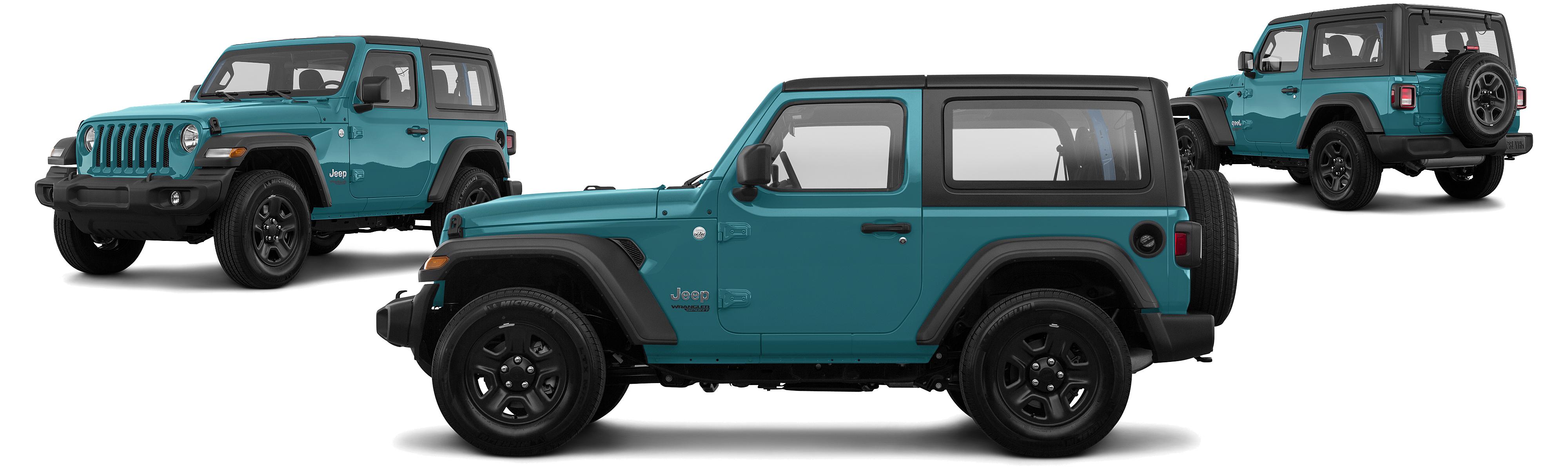 Image of 2020 Jeep Wrangler 4x4 Black and Tan 2dr SUV