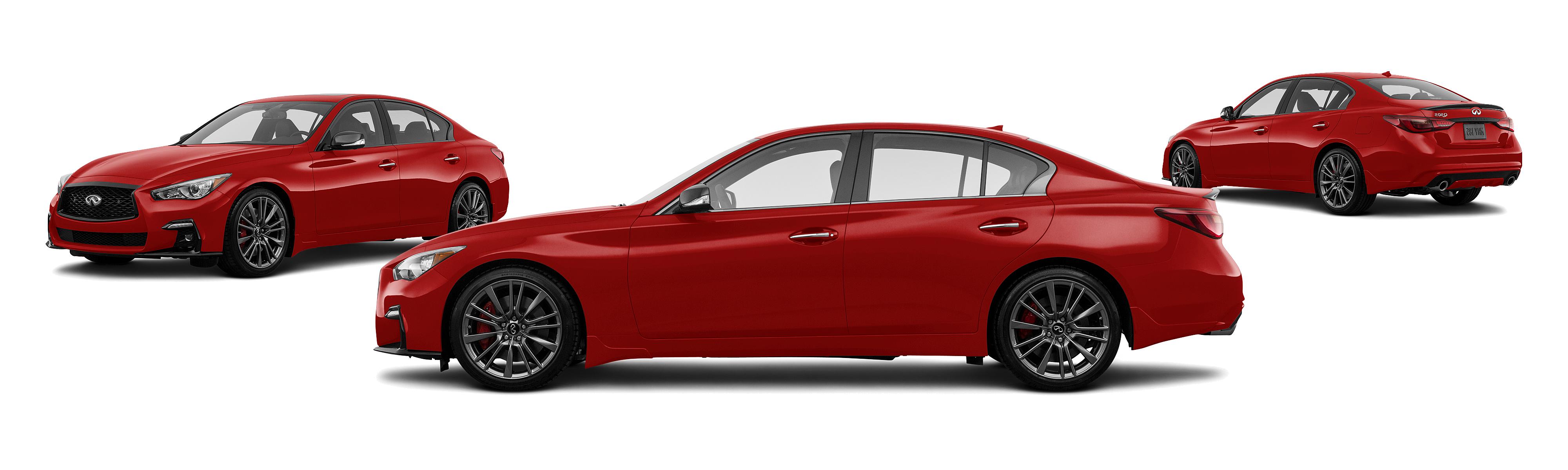 Image of 2021 INFINITI Q50 AWD Red Sport 400 4dr Sedan