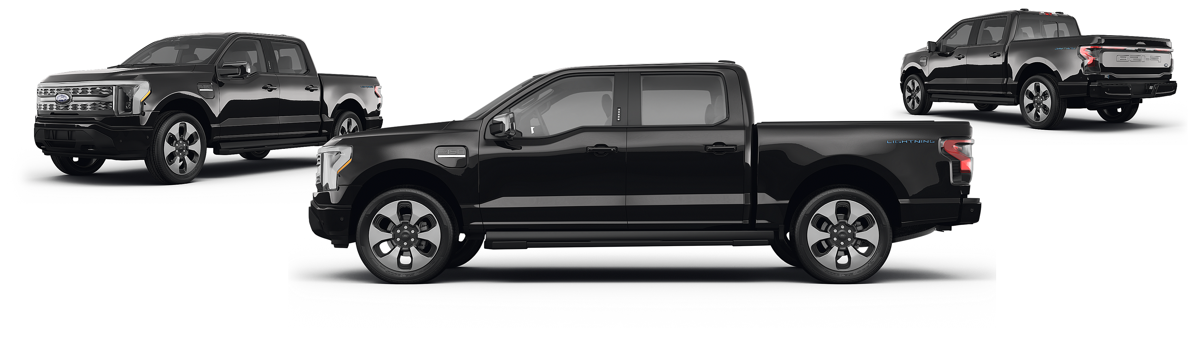 Image of 2023 Ford F-150 Lightning AWD Platinum 4dr SuperCrew 5.5 ft. SB