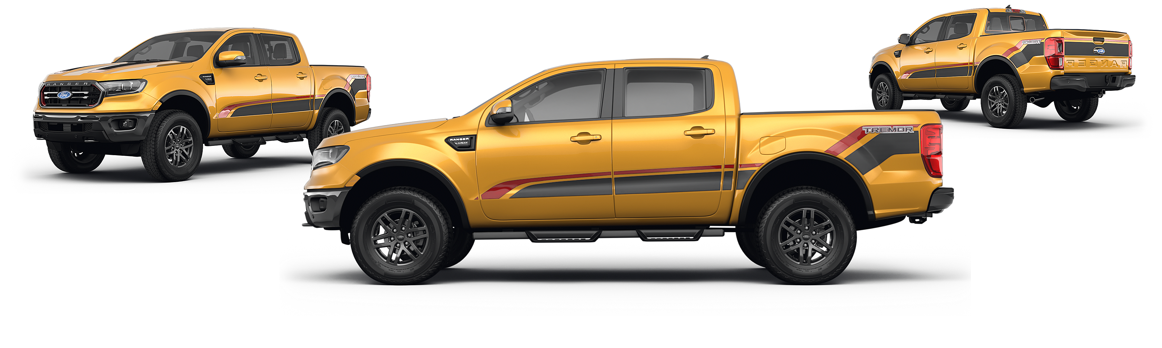 Image of 2023 Ford Ranger 4x2 Lariat 4dr SuperCrew 5.1 ft. SB